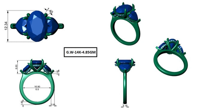 Deposit Towards Custom Ring Project