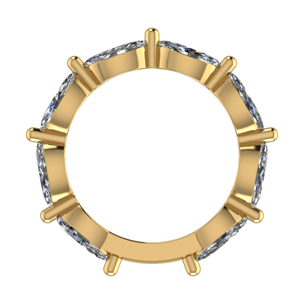 The Marquise Wedding Band