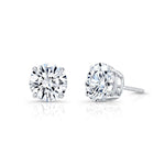 2 carat Total Stud Round Earrings