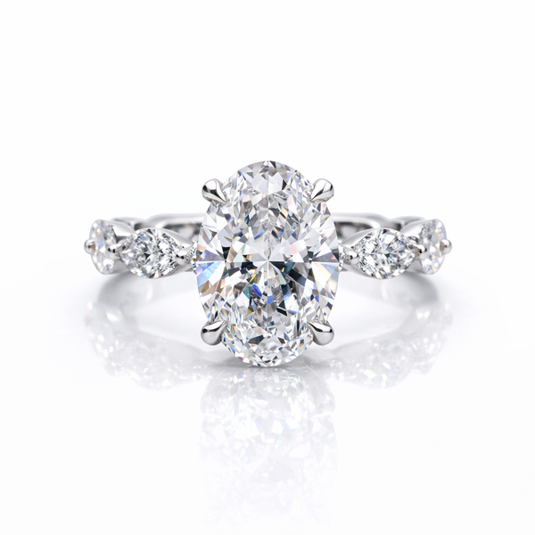 ソア様glanetokyo Diamond Pattern Round The Oval Brilliant Gianna – Classic Jewelers