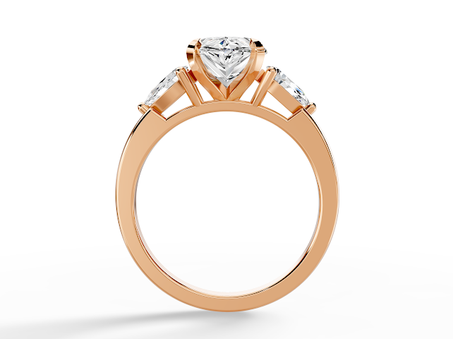 Pear 3 Stone Design