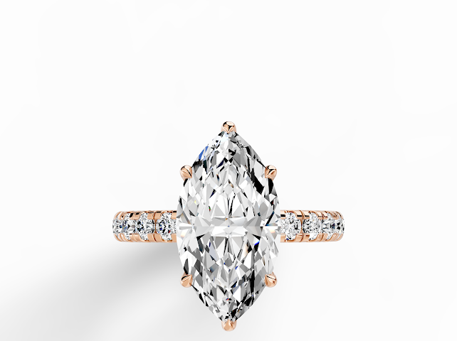 Marquise Hidden Halo Thin Series 2.00MM