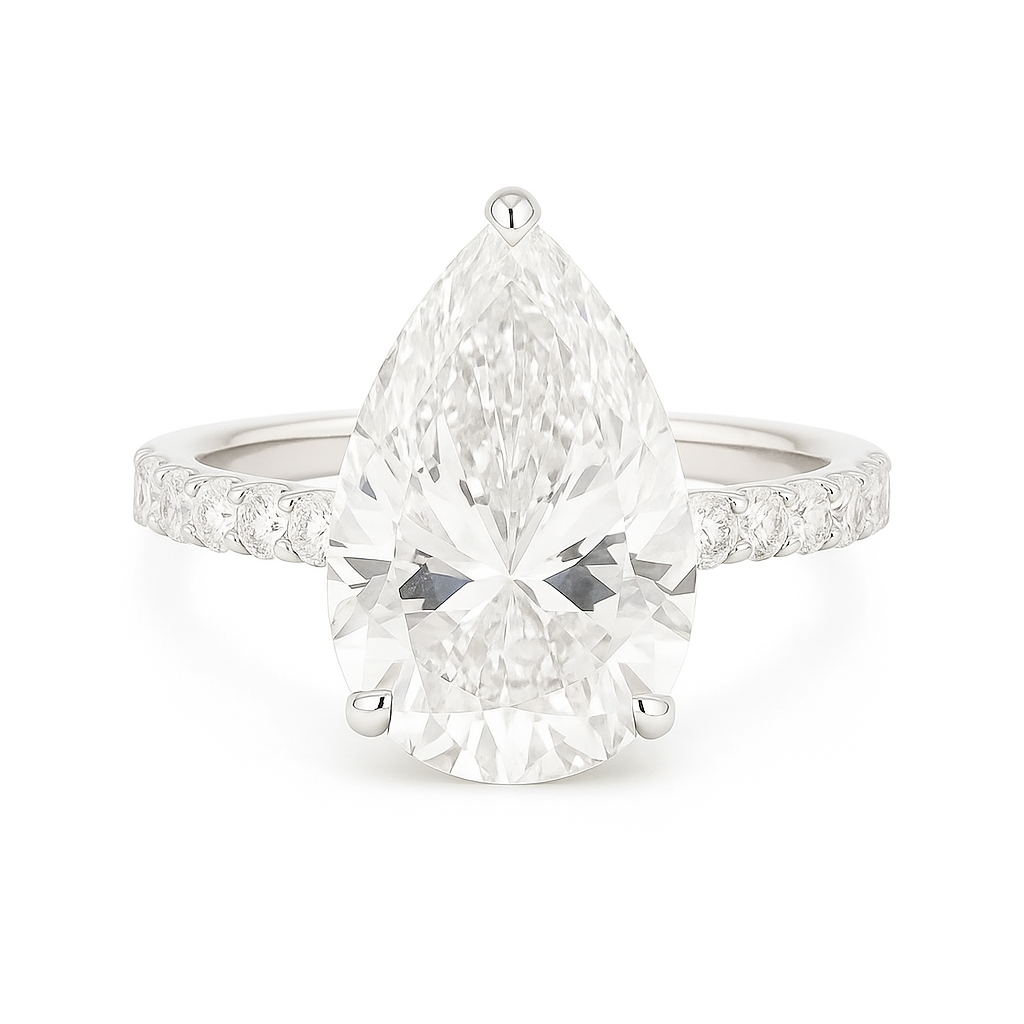 Pear Shape in Signature Setting 2.50MM