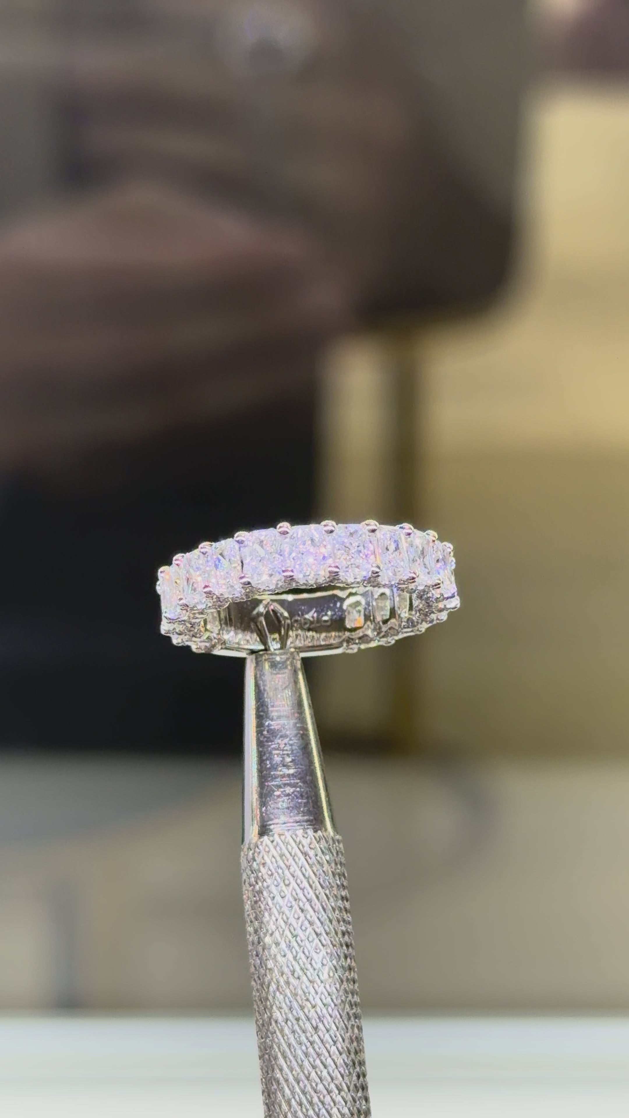 Erica u-pave wedding band